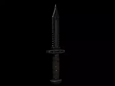 Kombat Knife 3d 3D model