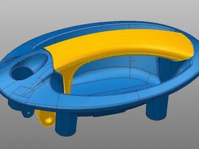 HANDLE bathtub with 3D model