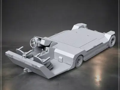 Lektro Pushback Aircaft Tug 88 3D print model