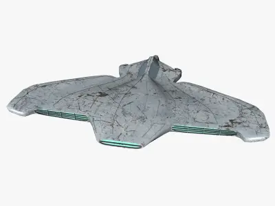space mosquito A 2 Low-poly 3D model
