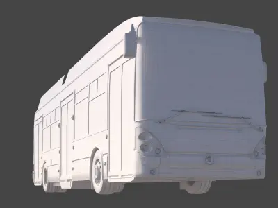 Skoda 24Tr Low-poly 3D model