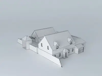 Farmhouse Complex Free 3D model