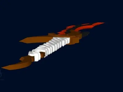 knight slayer dagger 3D model