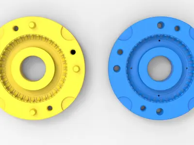 Mold for diecast tire 6 Scale 1 to 10 and 1 to 14 and 1 to 25 3D print model