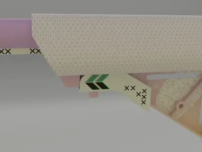 Skin for M4A4  Low-poly 3D model