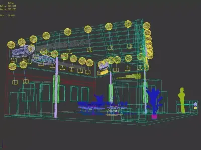Exhibition - Area - 9X9-3DMAX2009-0130 3D model