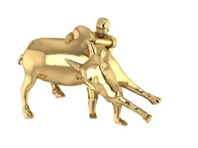 bull event pongal 3D model