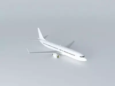 Template - Boeing 737 MAX 9 Free 3D model
