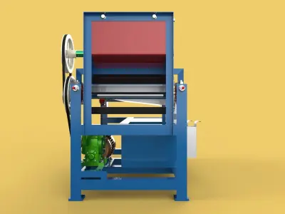 AUTOMATIC SCREW BOLT SORTING CONVEYOR MACHINE 3D model