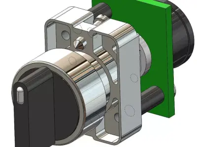 22 MM SWITCHES FROM AUTOMATION DIRECT Free 3D model