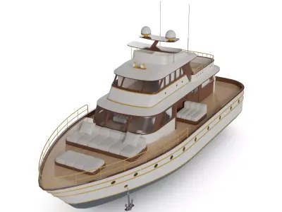 Motor Yacht 3D model