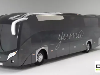 Yuma Diseno Autocar Coach Mercedez Benz Bus DiiNBUS  3D model