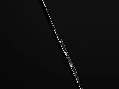 Flute 3D model