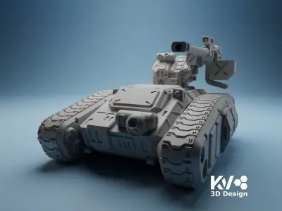 KV-Tank Drone-001 3D print model