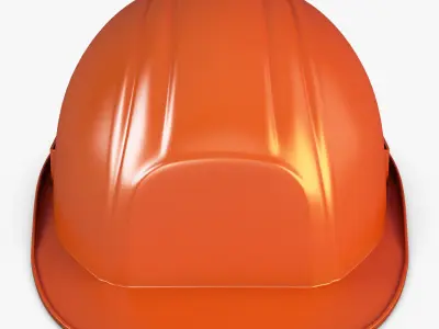 Hard hat orange v 1 3D model