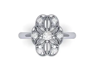 Wedding Ring  3D print model 354