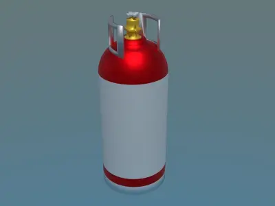 Shiny Gas Tank Collection Low-poly 3D model