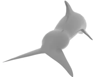 Afalin dolphin 3D model