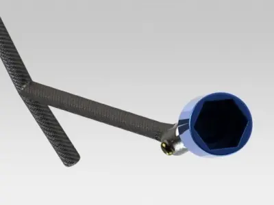 Spark plug wrench Free 3D model