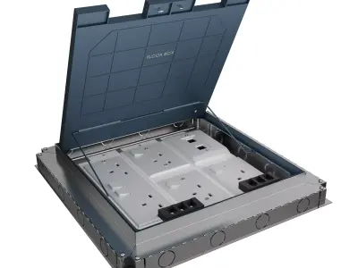 MODERN ELECTRICAL FLOOR BOX 3D model