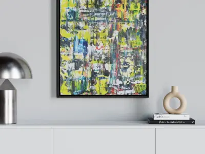  Composition No. 409 Expressionist Wall Art Model 