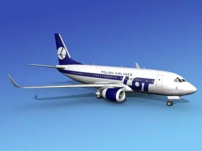 Boeing 737-700ER Lot Polish Airlines 3D model