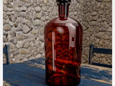 old bottle 3D model