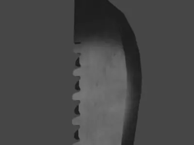 Knife - Mini Machete Free 3D model