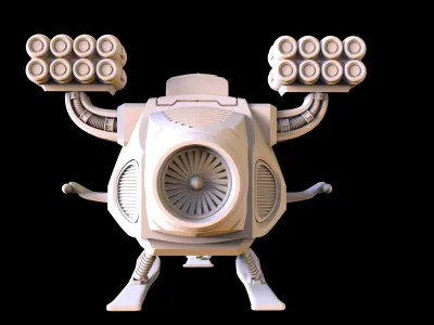 VEHICLE II - PRINTABLE MODEL 3D print model