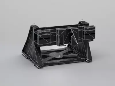 End Buffer High-Quality 3D Model Low-poly 3D model