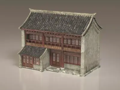 Ancient buildings Chinese ancient architecture 3D model purchase