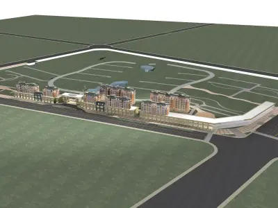 Multi Residential 3D model 20
