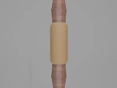3D Bow LOWPOLY Low-poly 3D model