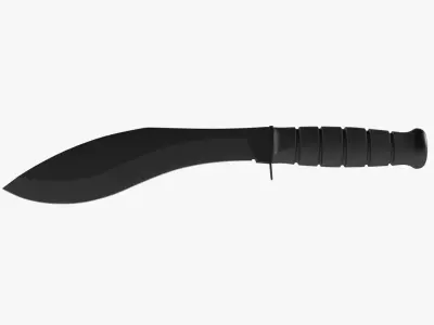 Kukri Knife 3D model get