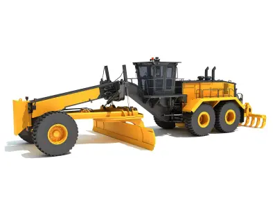 Motor Grader 3D model