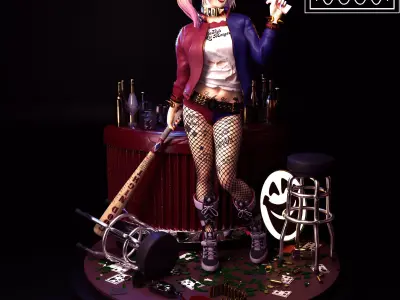 Harley Quinn Tested and Ready For Printing 3D print model