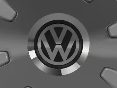 VW Beetle Design 2012 rim 3D model