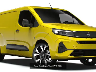 Stellantis small commercial vehicles 2024 3D Model Collection