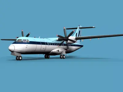 ATR  ATR-42-500 Universal Charter 3D model