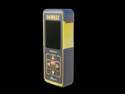 Laser Distance Meter Low-poly 3D model