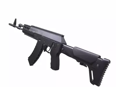 AK-12 Assault Rifle Low-poly 3D model purchase