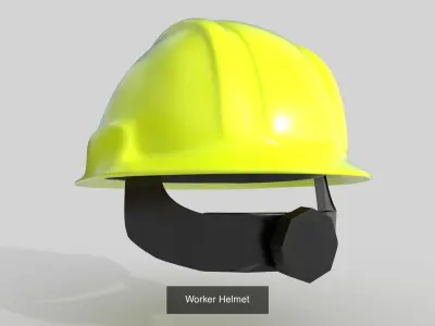 Worker Safety Equipment 3D Model Pack