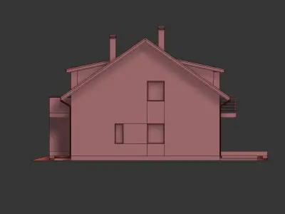 Private House model 2 3D model