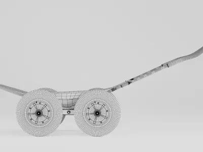 Heavy Duty Garden Utility Cart 3D model