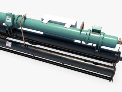 Air Conditioner 05 Low-poly 3D model