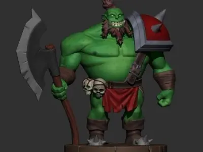Duroc fanart   3D model