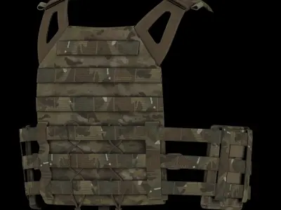Crye Jumpable Plate Carrier Low-poly 3D model