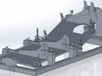 Mounting stand Free 3D model
