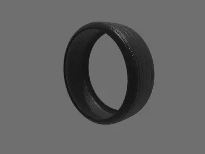 Tire part 3D model