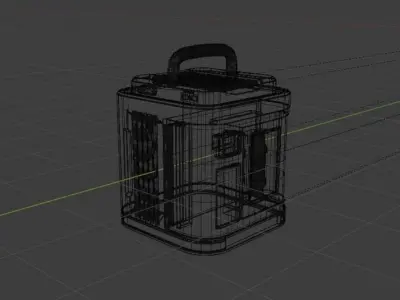 Sci Fi Cannister 3D model